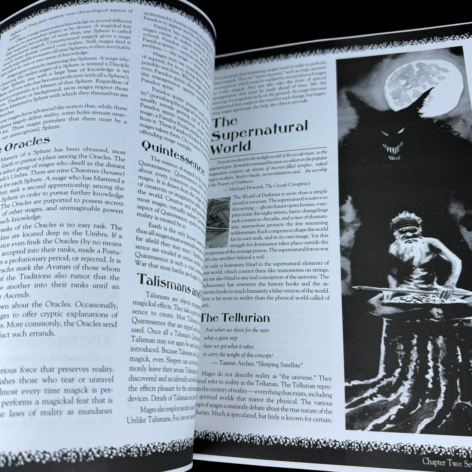 Mage : The Ascension White Wolf Softcover Storytelling Game Modern Magic RPG