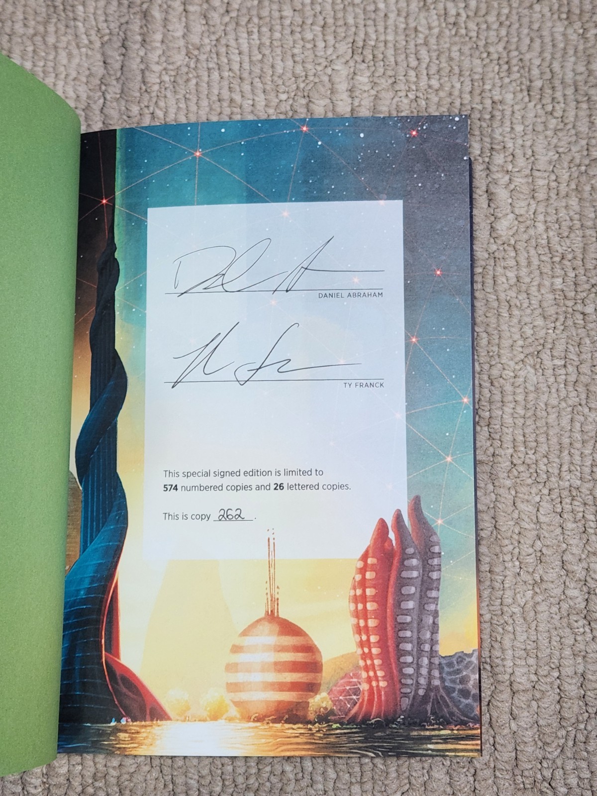 The Mercy of Gods James S. A. Corey SIGNED Subterranean Press Special Edition