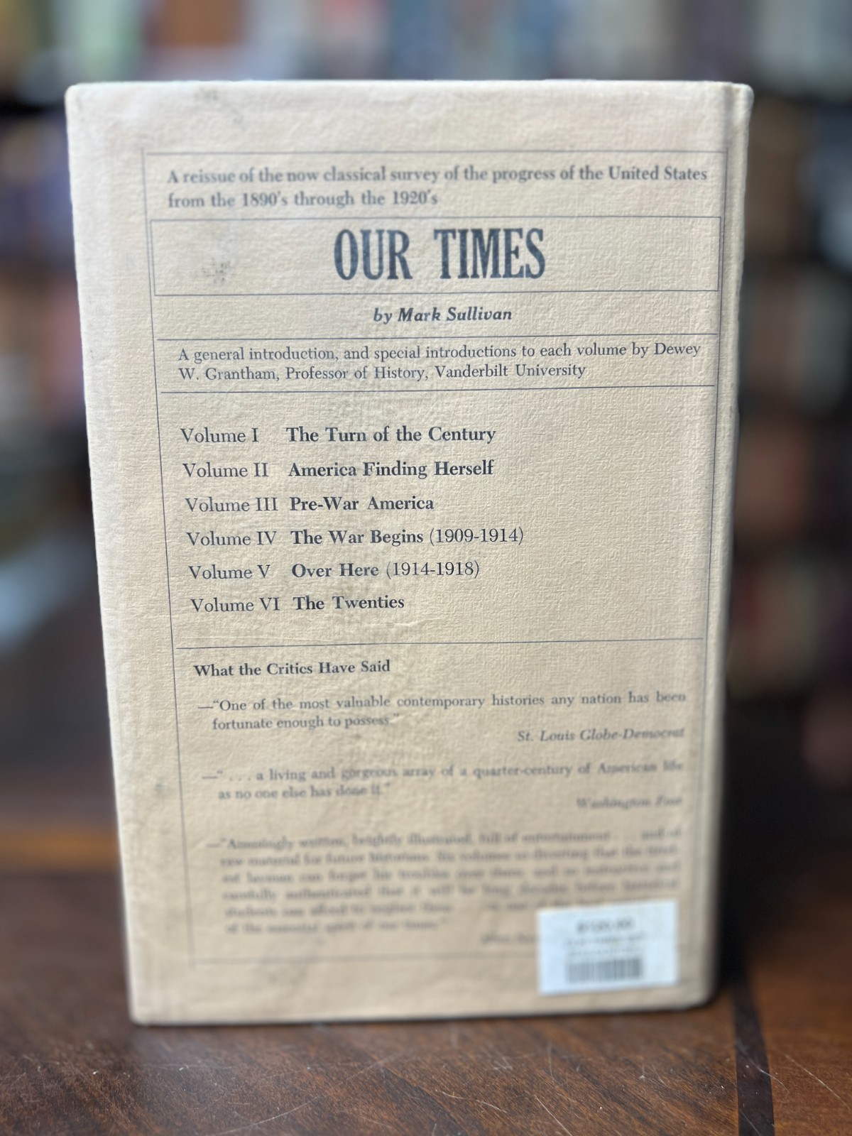 Our Times by Mark Sullivan 1972 HC Vol 1 – 6 Complete Ex-Library 5-2