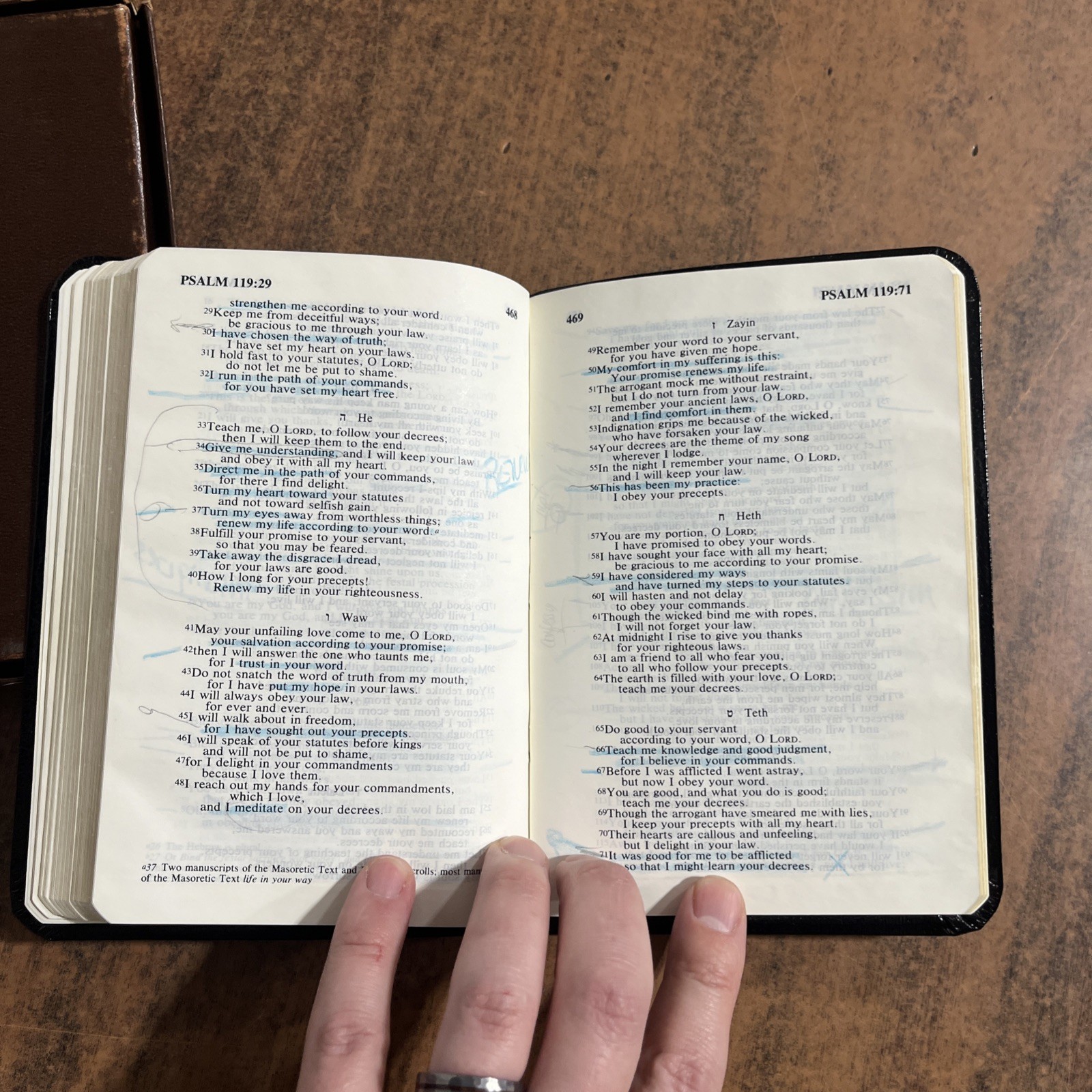 NIV 1978 (Pre 1984) Single Column New Testament Bible w psalms – Bonded Leather