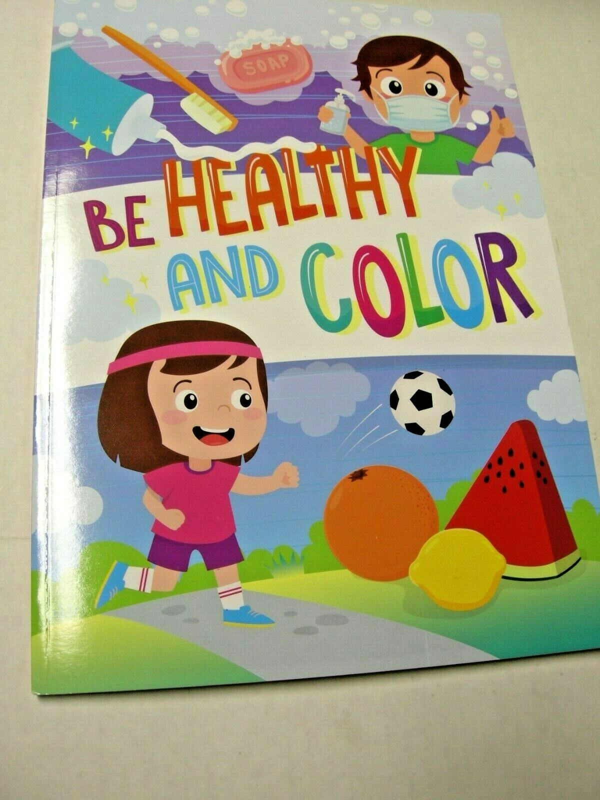 Be Healthy And Color Book By Vision St., Paperback, 2020, Brand New