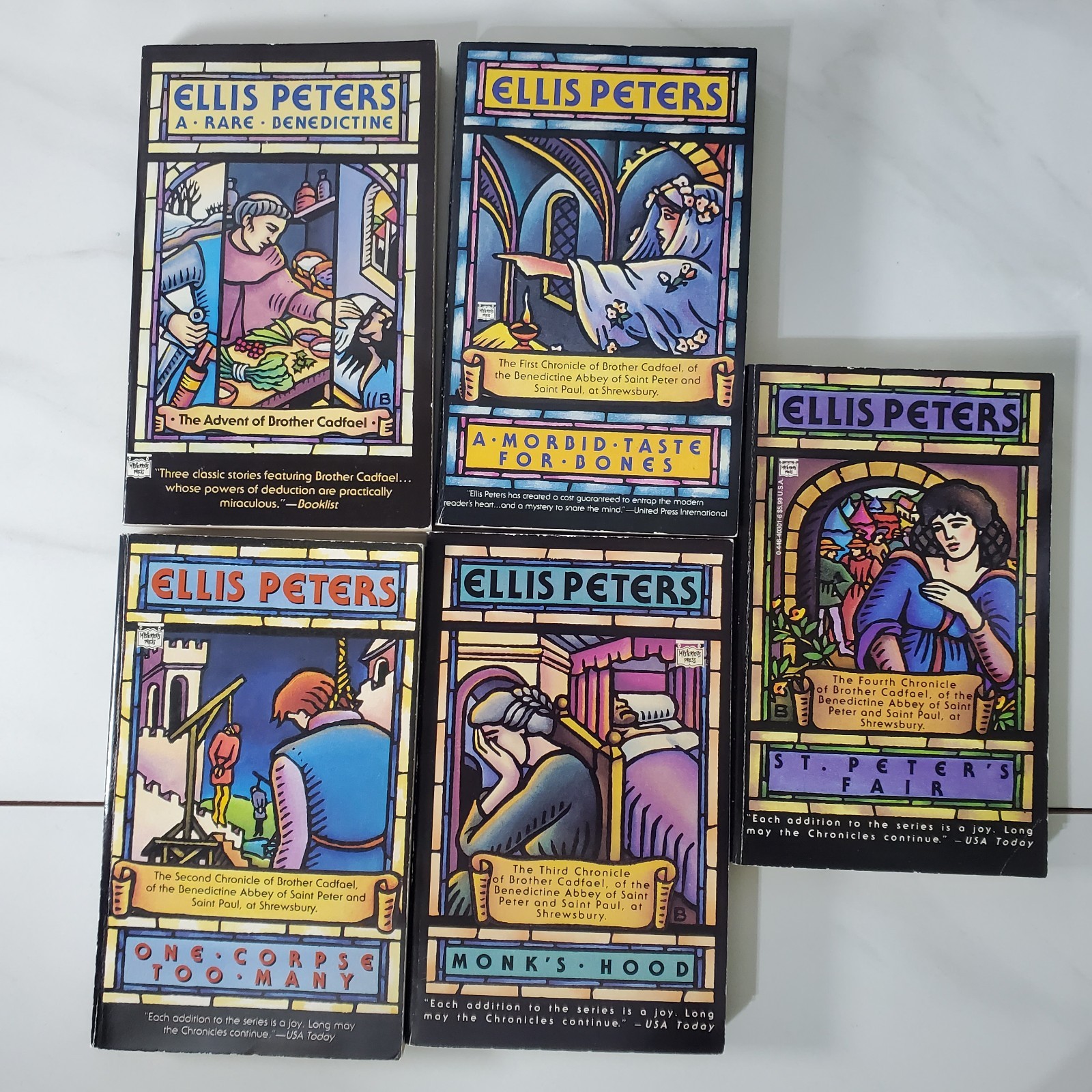 Ellis Peters Brother Cadfael Mystery Paperbacks Lot 20 Books