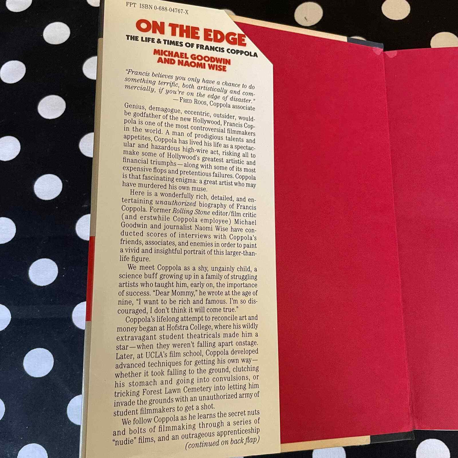 On the Edge: The Life and Times of Francis Coppola by Michael Goodwin Naomi Wise