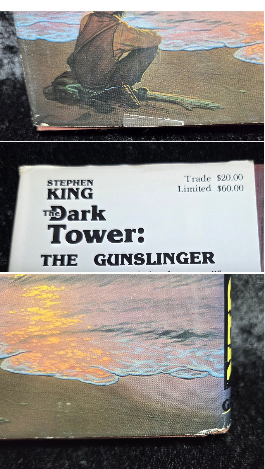 Stephen King Book The Gunslinger Dark Tower First 1st Printing Edition 1982 HC