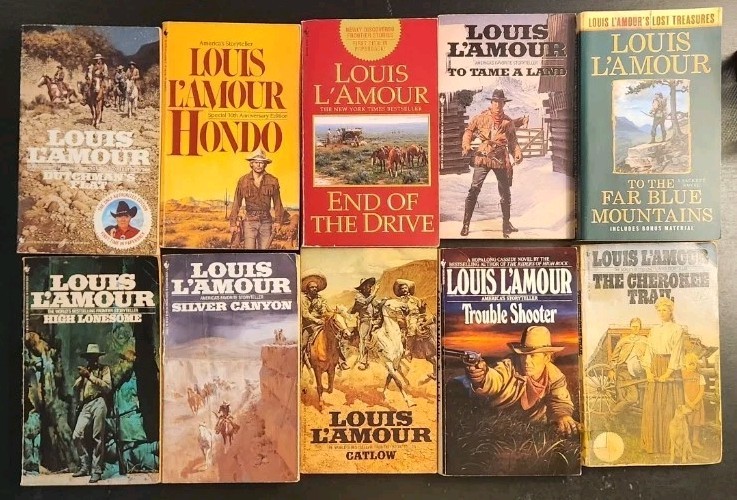 Louis L’Amour Lot Of 10 Western Paperback Books