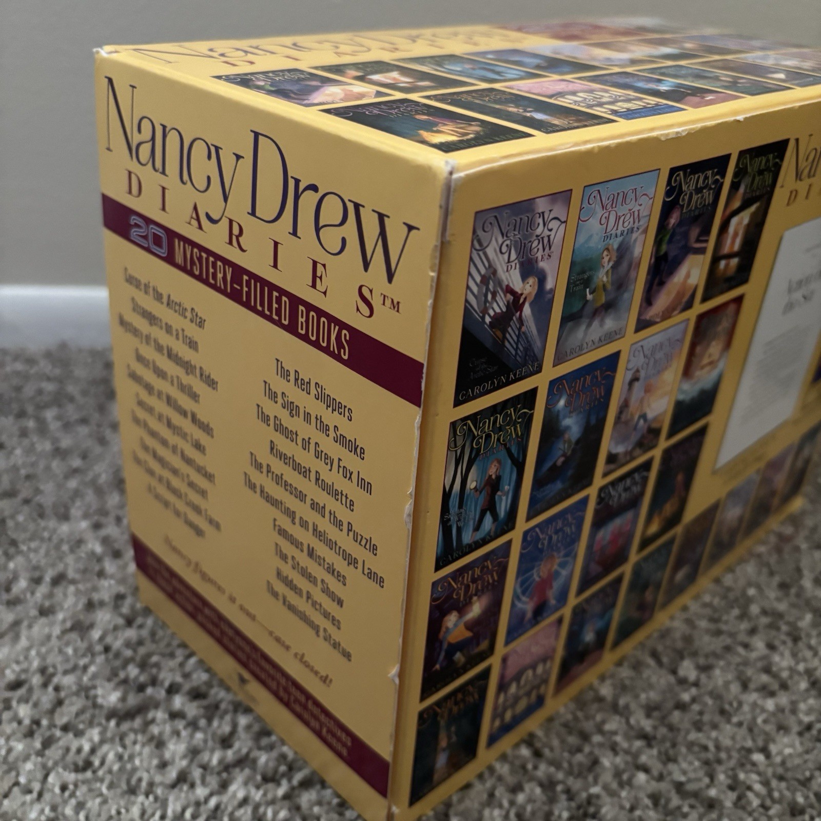 Nancy Drew Diaries Complete Box Set #1-20 Paperback Carolyn Keene