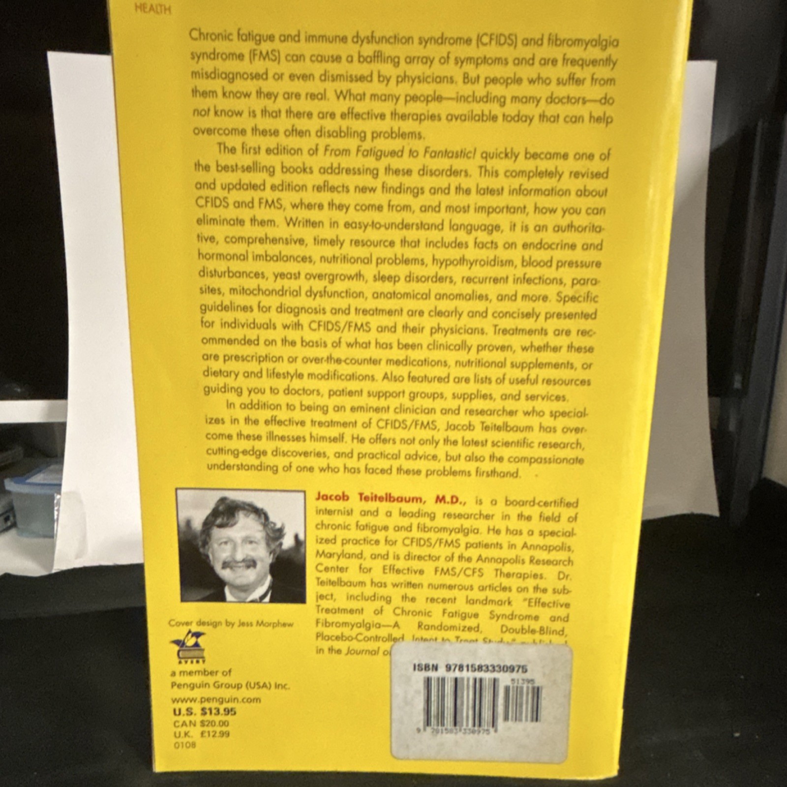 From Fatigued to Fantastic! Jacob Teitelbaum Paperback Rev Updated