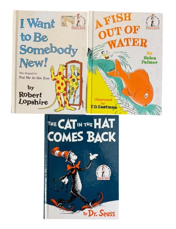 Lot of 16 Dr. Seuss Beginner & Bright And Early Hardcover Books As Shown