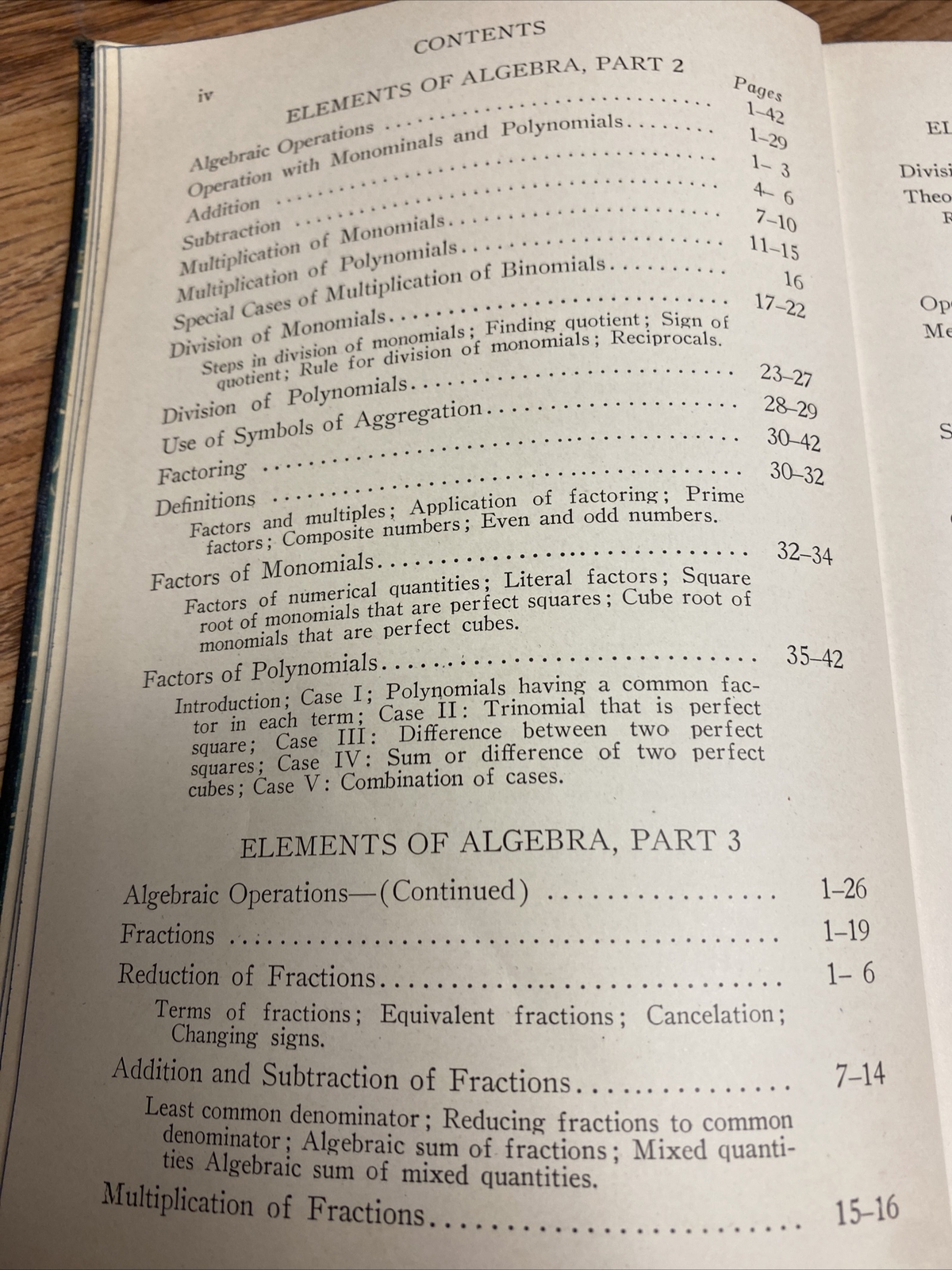 Elements of Algebra 291 International Textbook Co. ICS Staff 1933