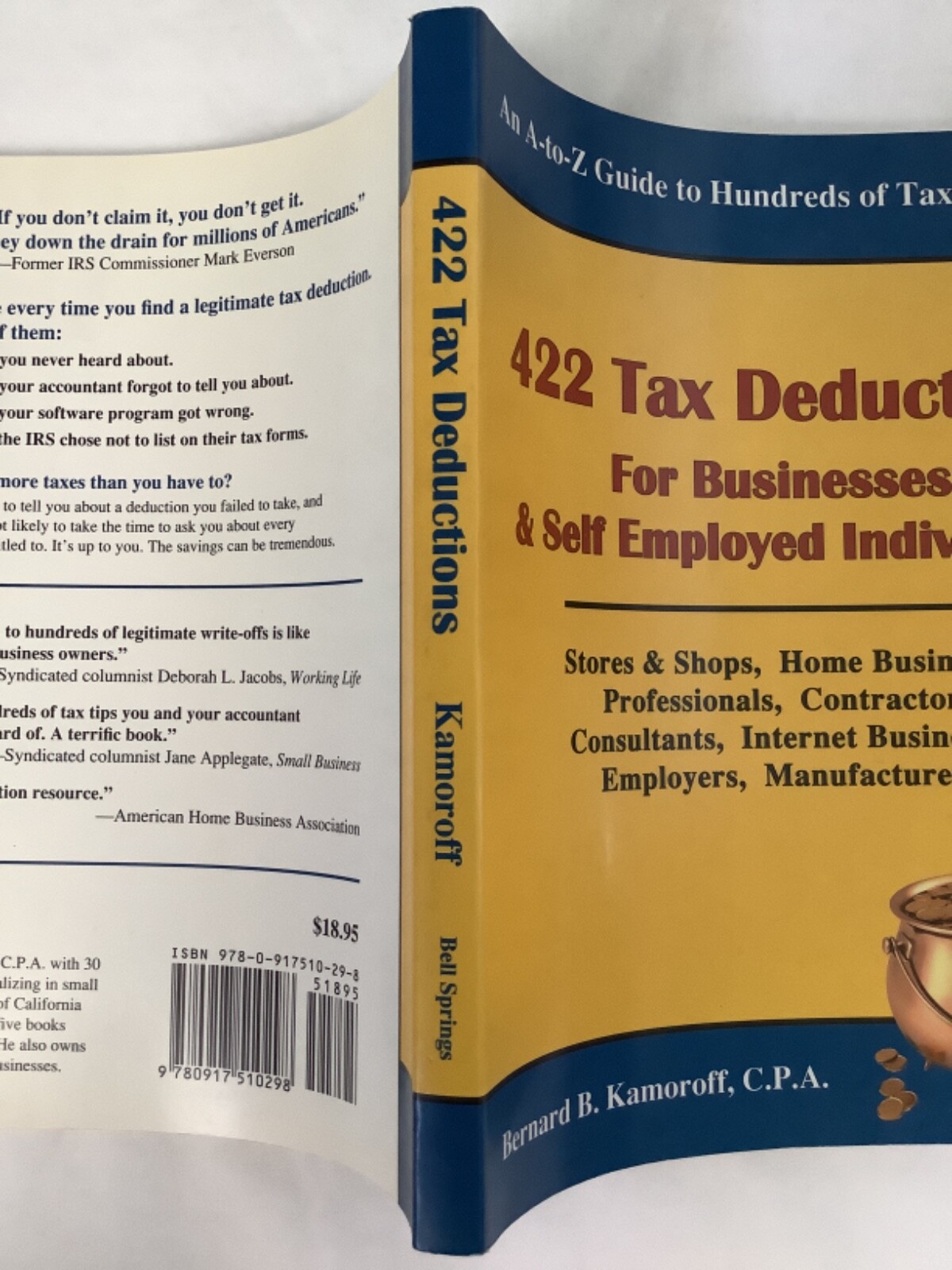 422 Tax Deductions for Businesses and Self Employed Individuals (422 TAX…