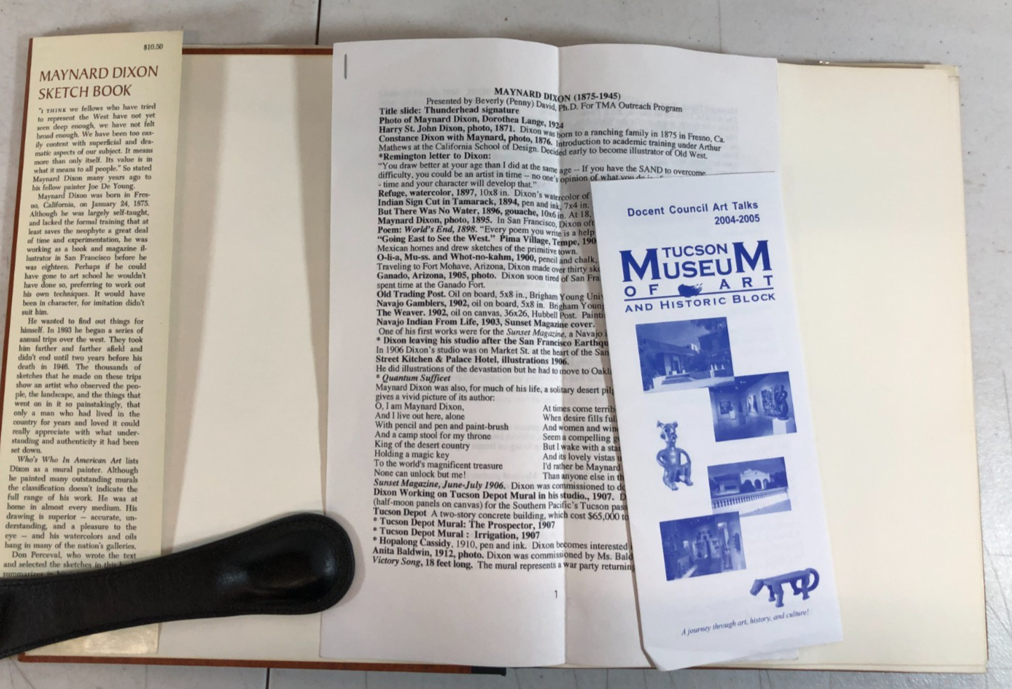 Maynard Dixon Sketch Book, Perceval, 1967, E-119