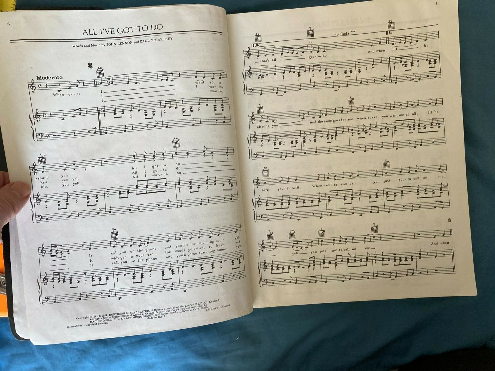 Beatles Complete, Sheet Music Third Printing December 1976 480 pages
