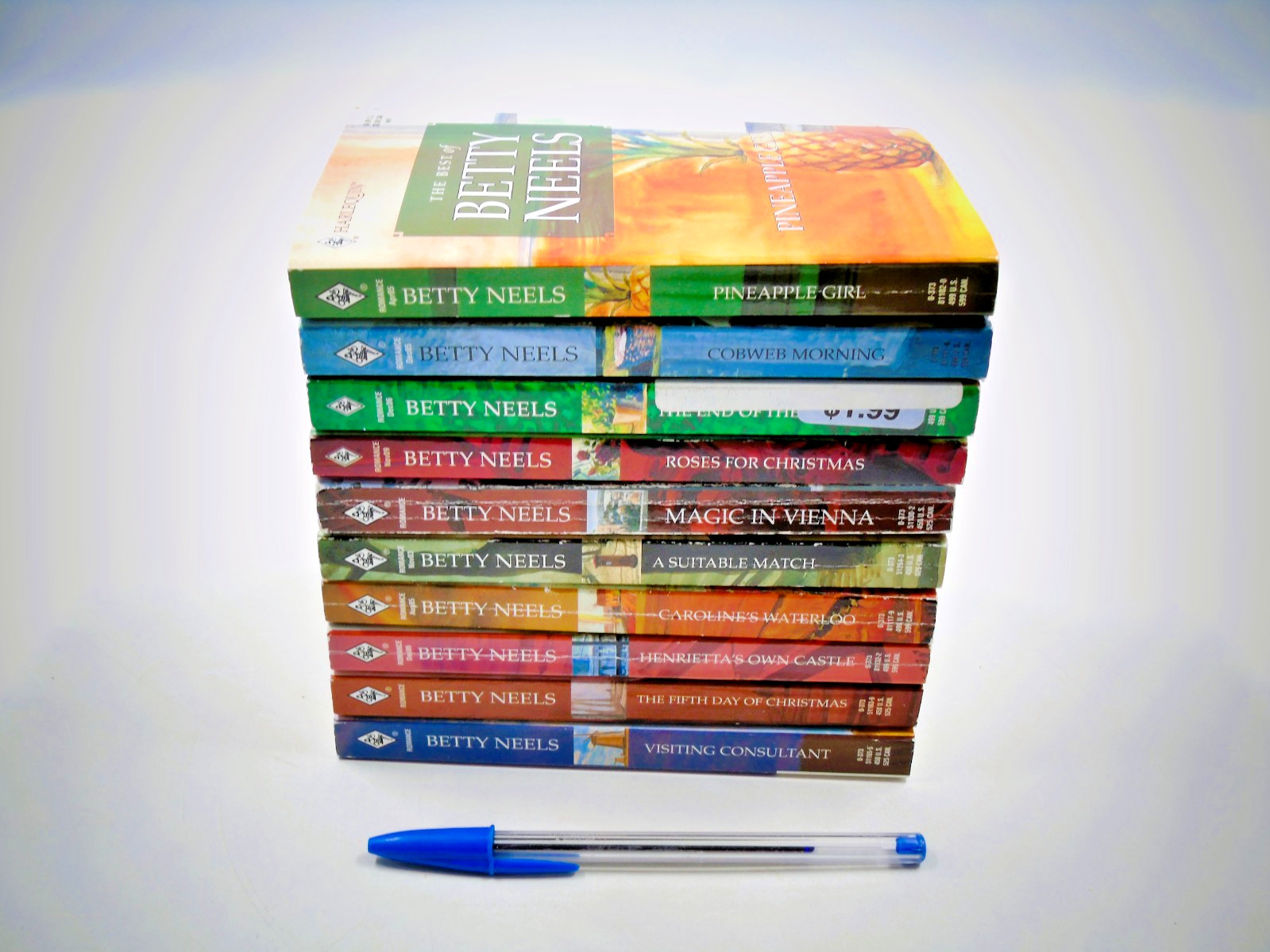 Vintage Lot of 10 Betty Neels Harlequin Romance Paperback Books, See Description