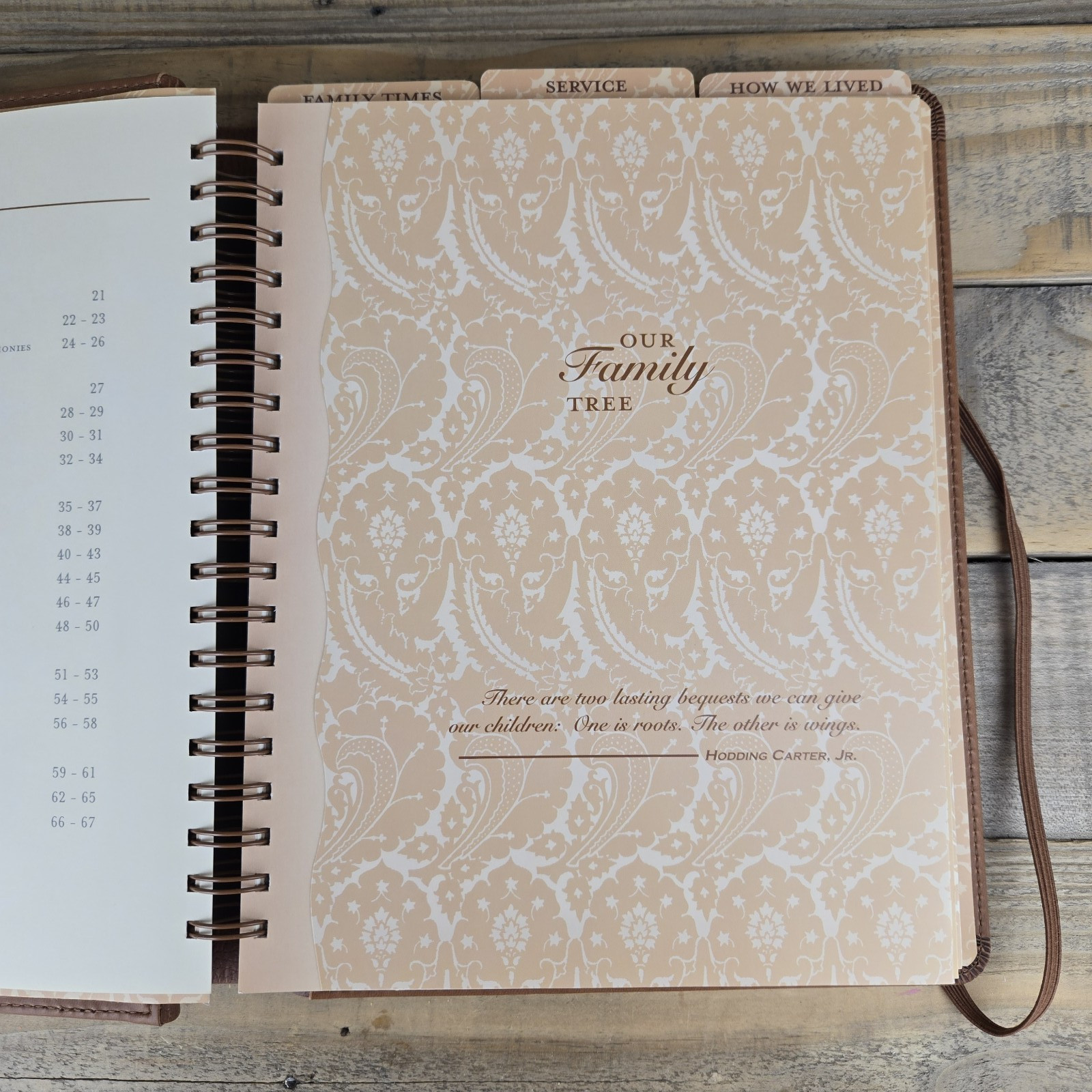Our Family History A Keepsake Journal Faux Leather-Bound Family Tree Religious