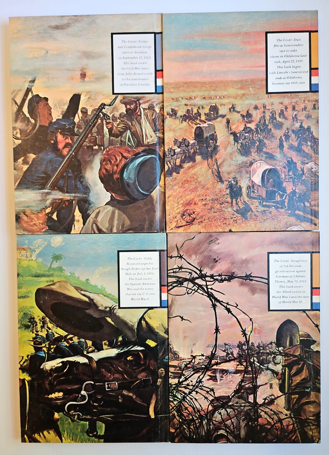 The Golden Book History Of The United States Complete Vol 1-12 1963 Hardcover