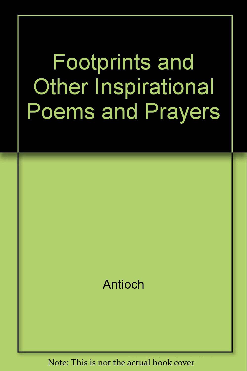 Footprints and Other Inspirational Poems and Prayers – Antioch – Hardcover -…