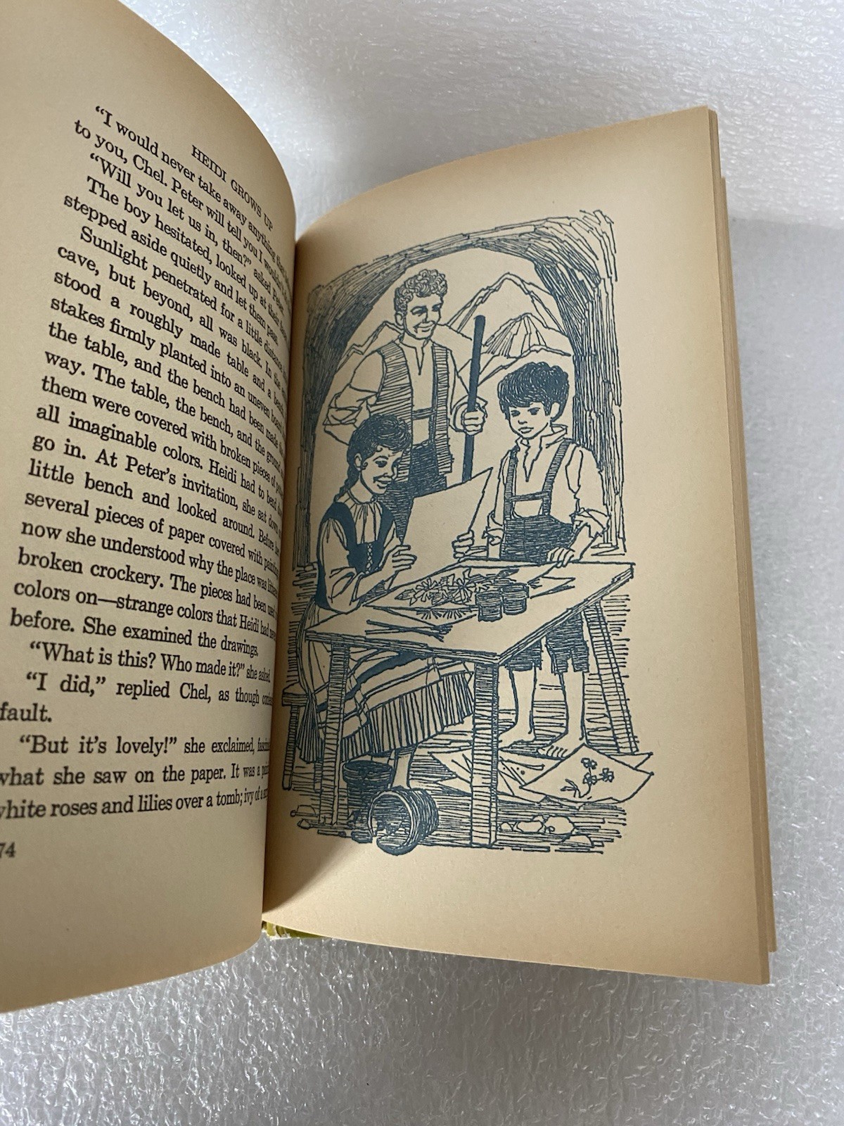 Vintage 1971 “HEIDI Grows Up” By Charles Tritten Whitman Classics Hardcover Book