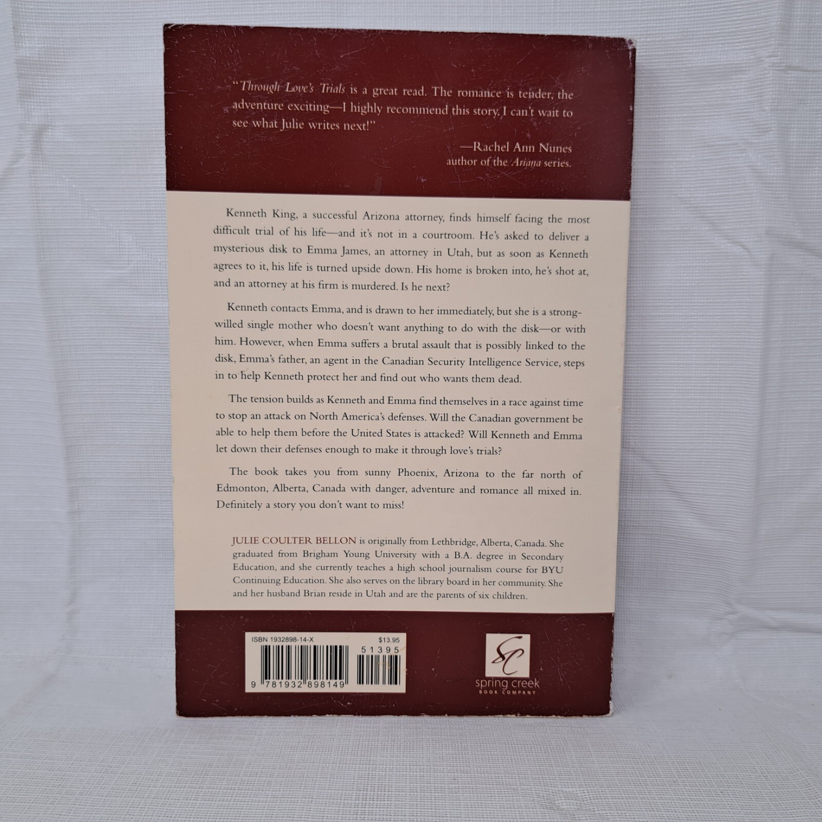 Through Love’s Trials by Julie Coulter Bellon Signed