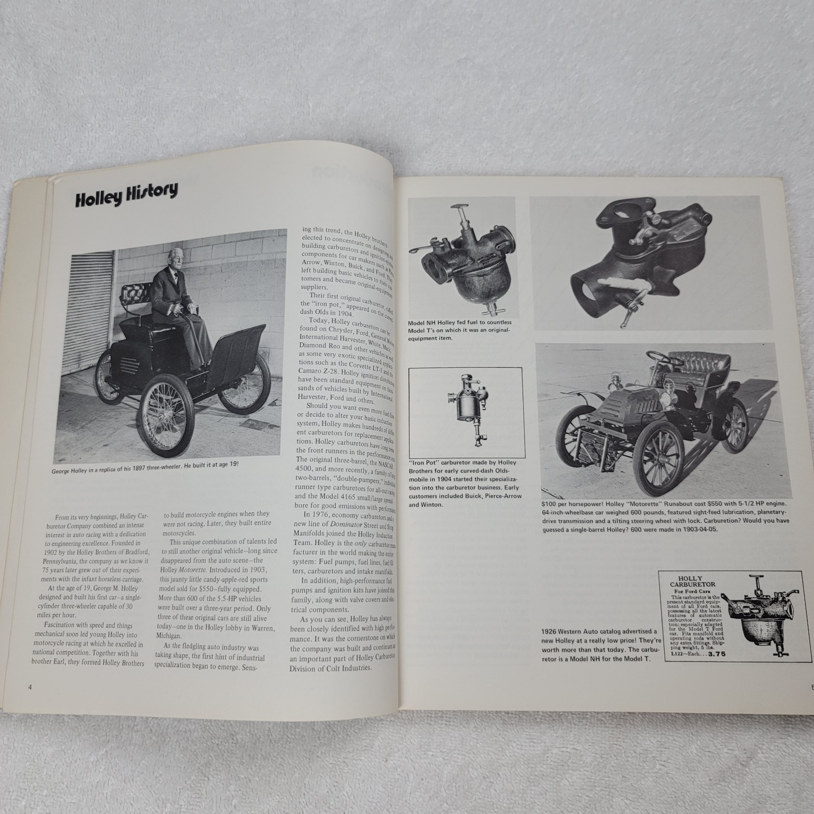 Holley Carburetors and Manifolds by Mike Urich & Bill Fisher – PB 210 Pages