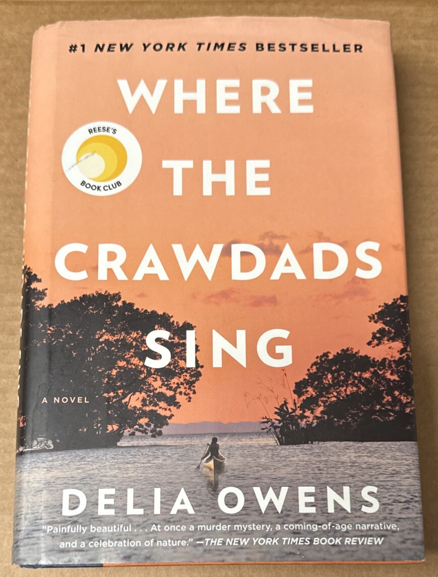 Where the Crawdads Sing by Delia Owens (2018, Hardcover, GOOD)