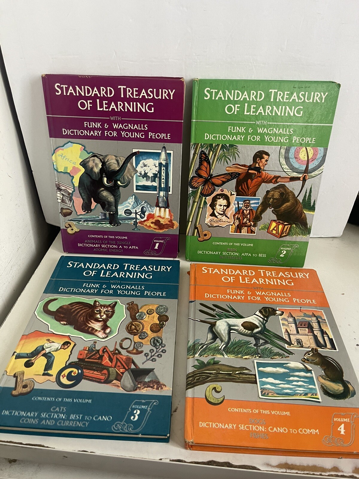 Standard Treasury of Learning Funk and Wagnalls for Youth 20 Vols. Hardcover VTG