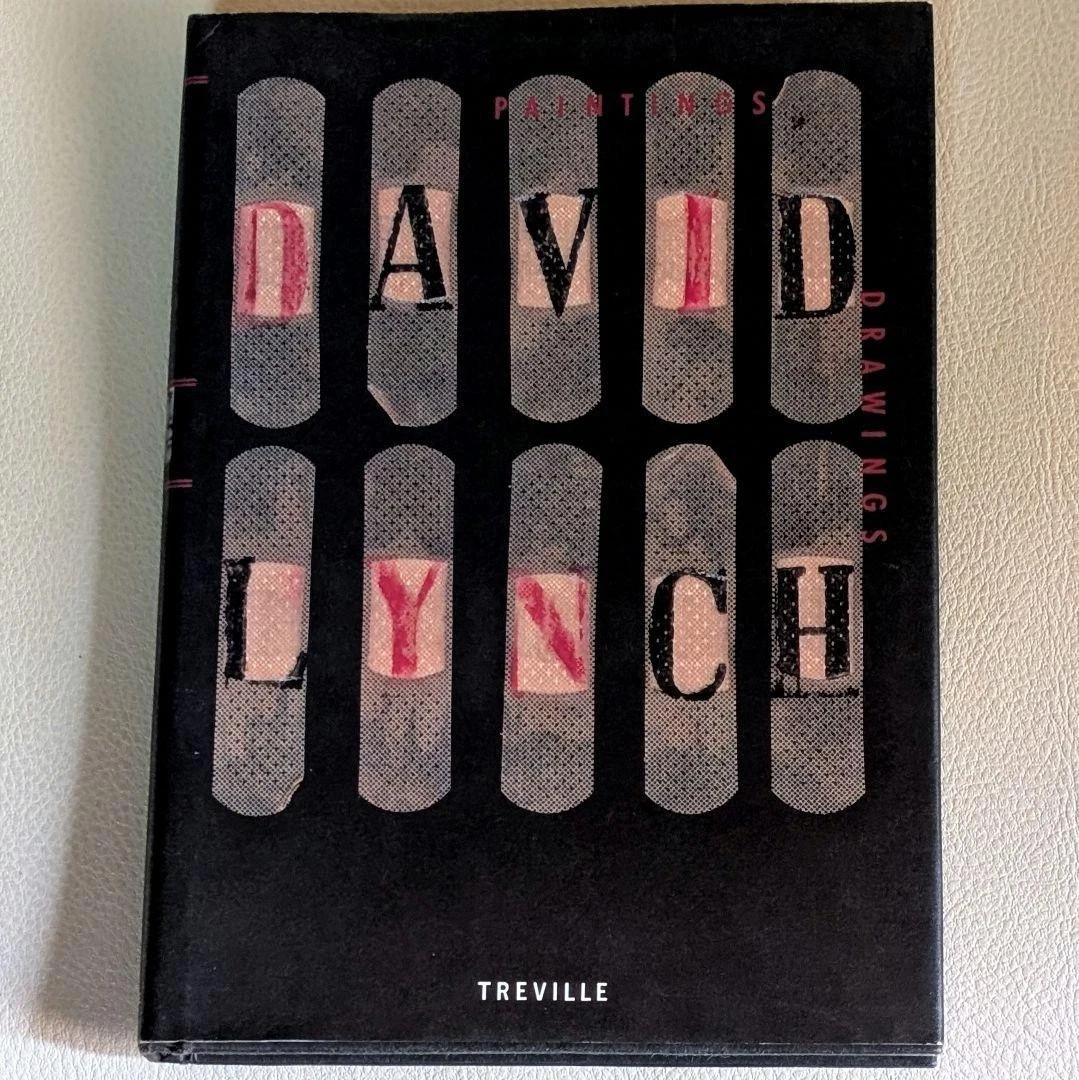 David Lynch Signed Art Book Paintings Drawings Treville 1991 Japan Fingerprint