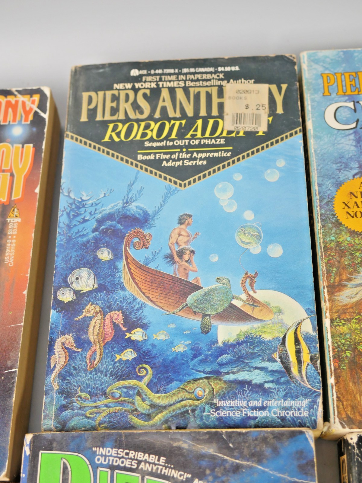 Vintage Xanth Novels Lot 9 Piers Anthony Del Rey Paperback Fantasy Sci Fi 1980s