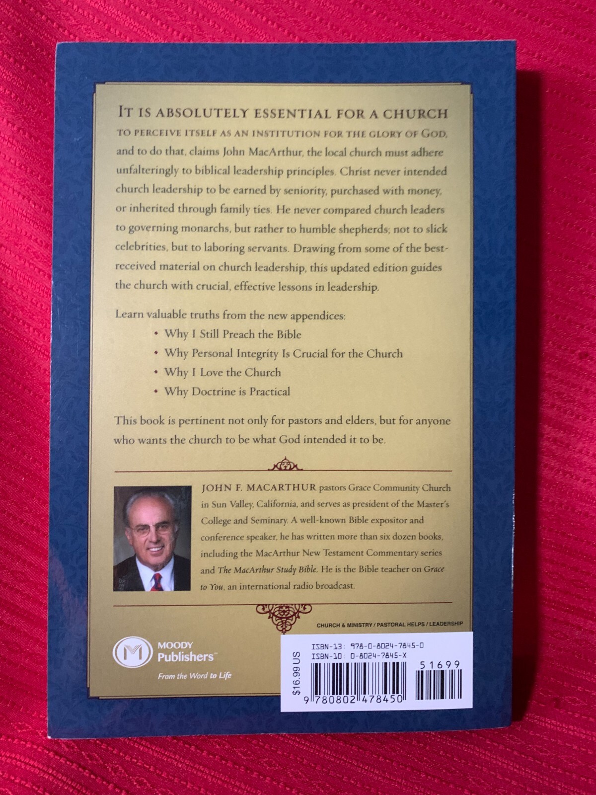 The Master’s Plan for the Church by John MacArthur * New * Softbound