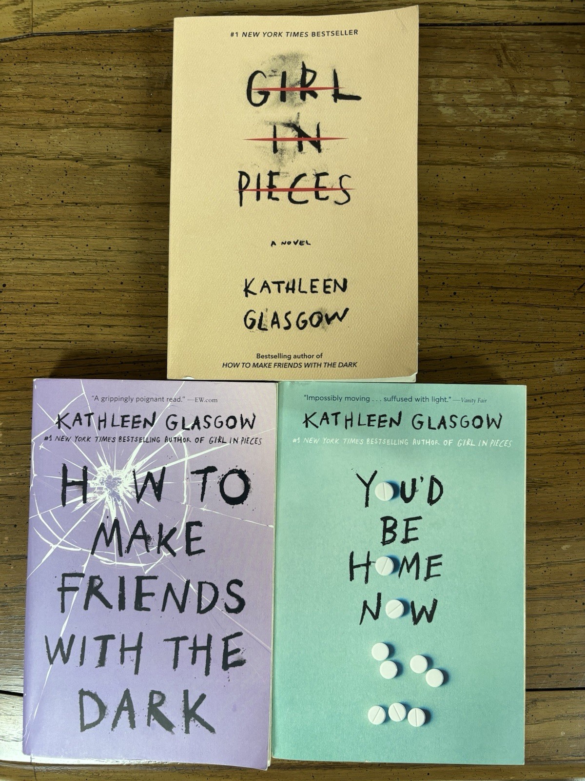 Girl in Pieces: Boxed Set – Kathleen Glasgow 3 Book Set (Used)