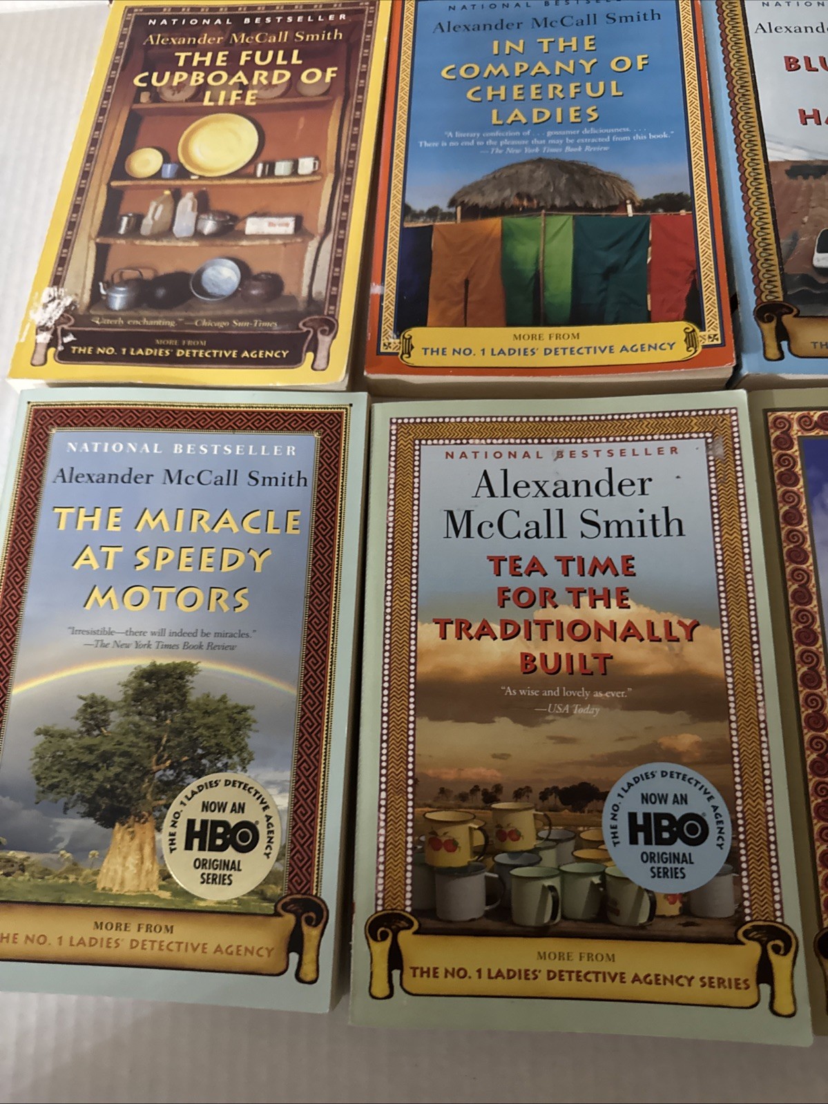 Alexander McCall Smith’s Book lot of 10 as shown