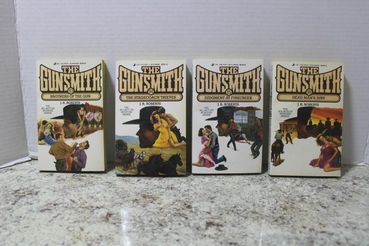 The Gunsmith Adult Western Romance Paperback Books by J R Roberts Lot of 21