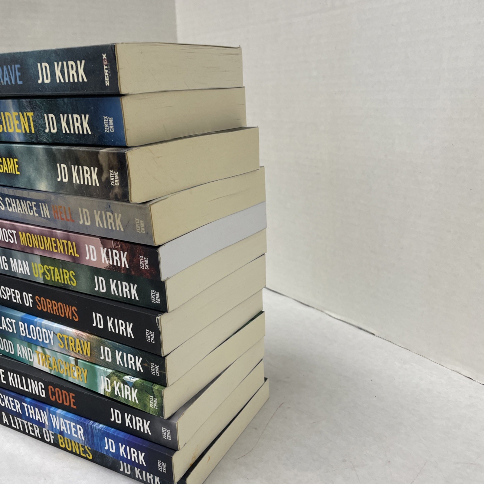 Jd Kirk First 12 of Dci Jack Logan Series (See Photos for Titles)