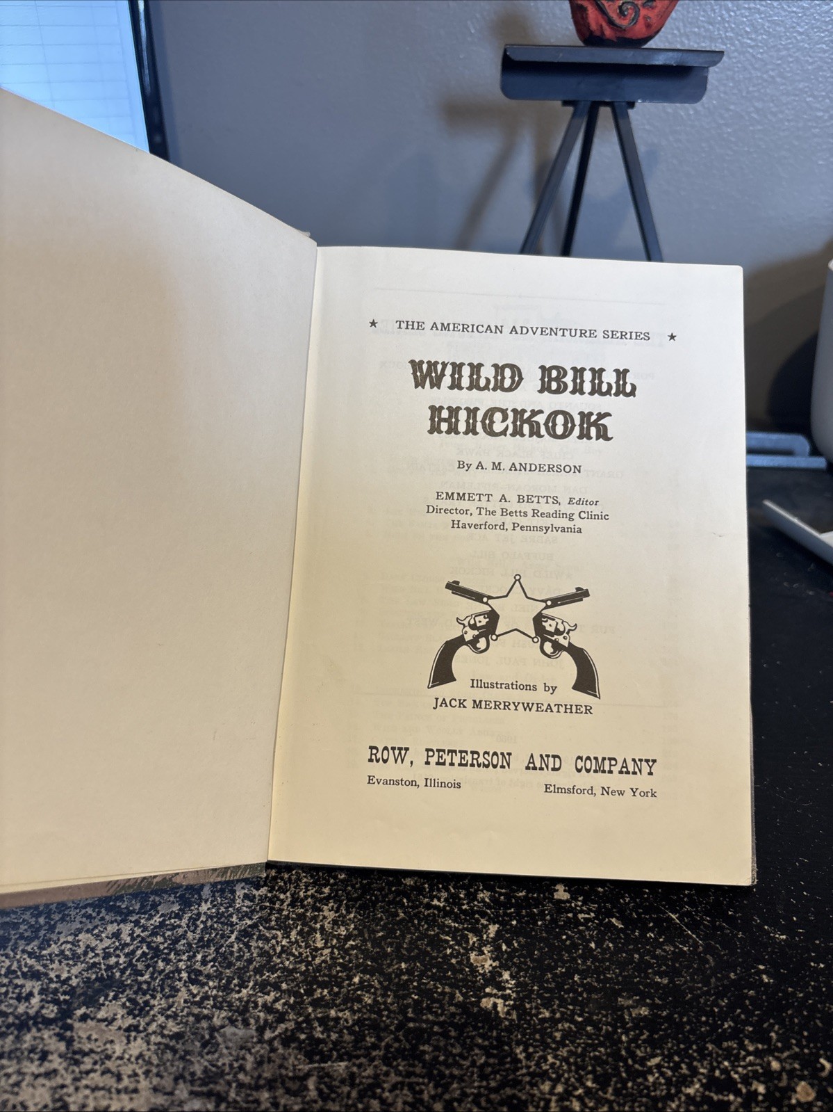 The American Adventure Series Wild Bill Hickok A. M. Anderson 1960 Western