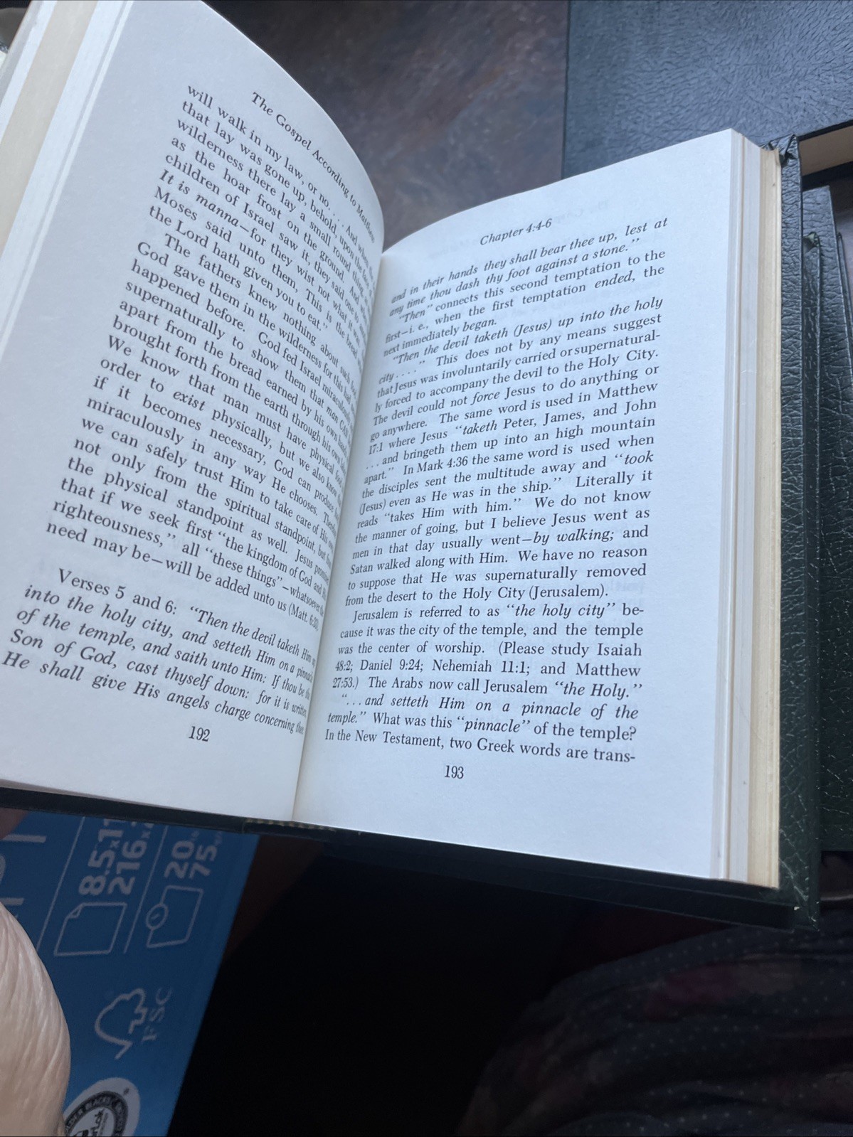 The Gospel According to Matthew volumes 1-6 Oliver B. Greene-Very Good. °