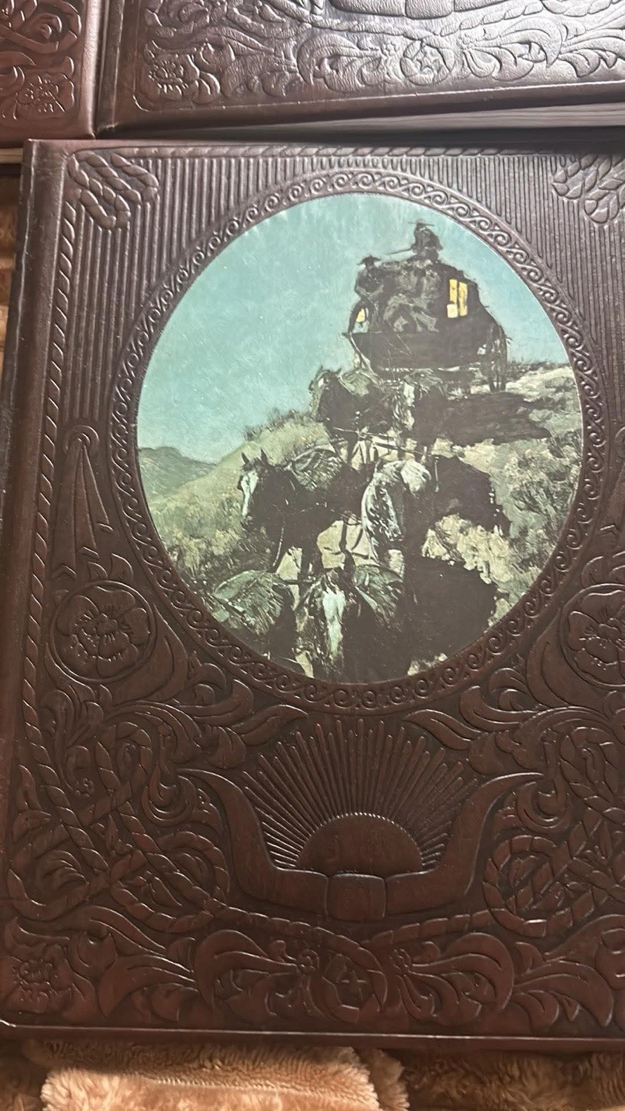 Lot Of 6 Vintage The Old West Series Time Life Books And Old West Poster