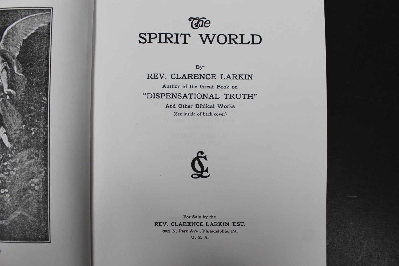 Spirit World Clarence Larkin 1921 Reprint Religious Theology Metaphysical PB
