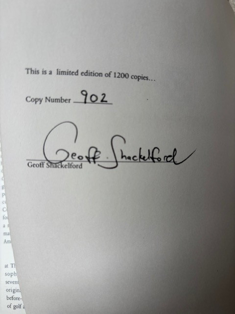 Shackelford SIGNED limited Edition! The Captain George C Thomas Jr Architecture
