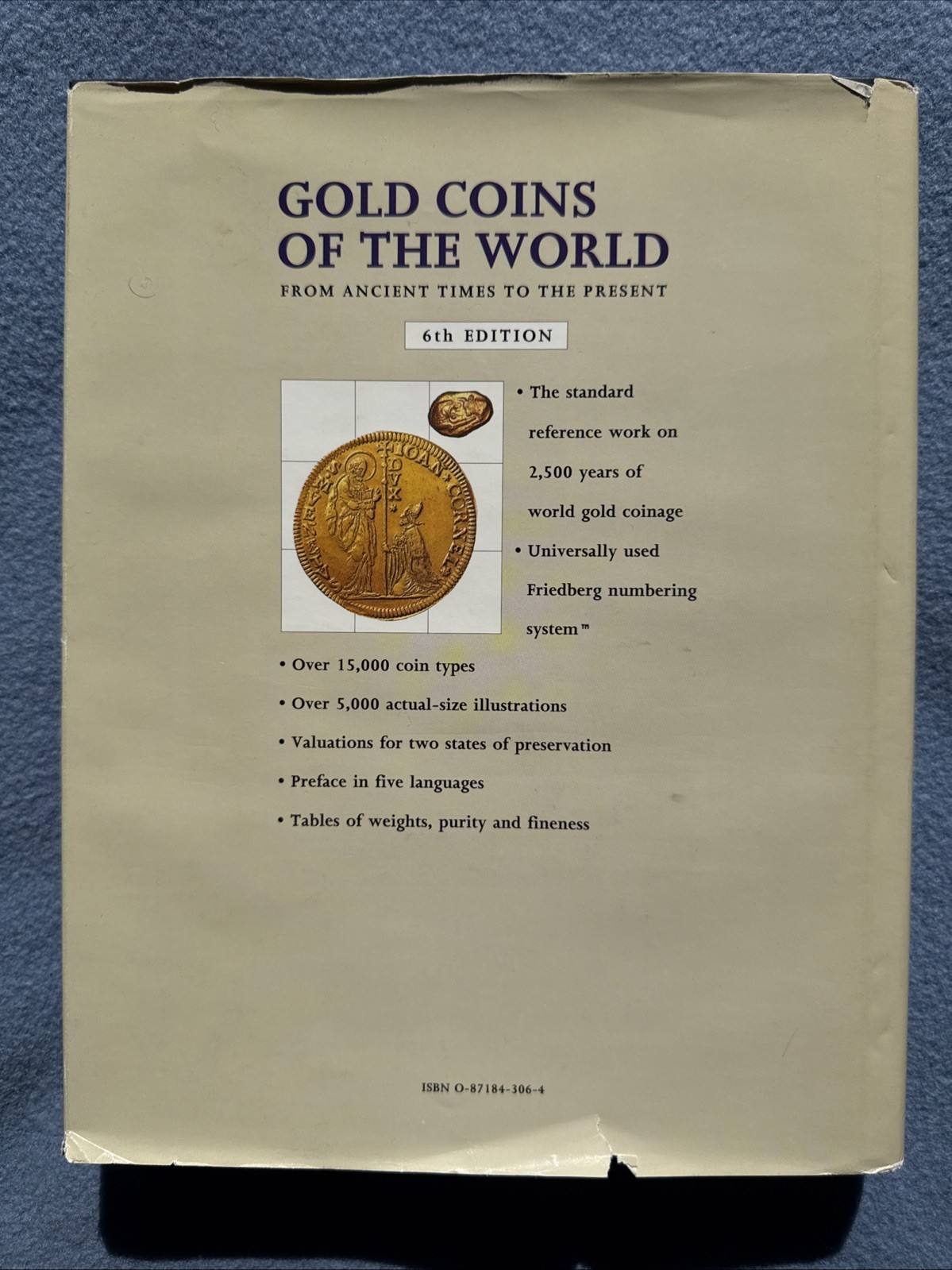 Gold Coins of The World: From Ancient Times To The Present by Friedberg 6th ED