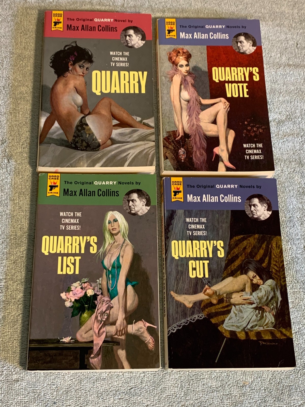 Lot Of 4 Quarry Novels by Max Allan Collins (Hard Case Crime PB) 2015