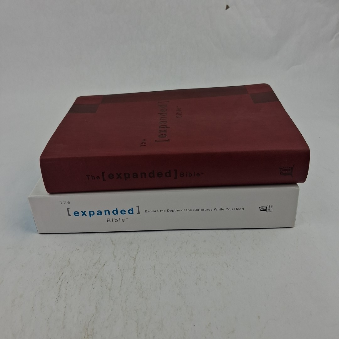 The Expanded Bible – Chestnut, Leathersoft, 2011 Thomas Nelson **BRAND NEW**