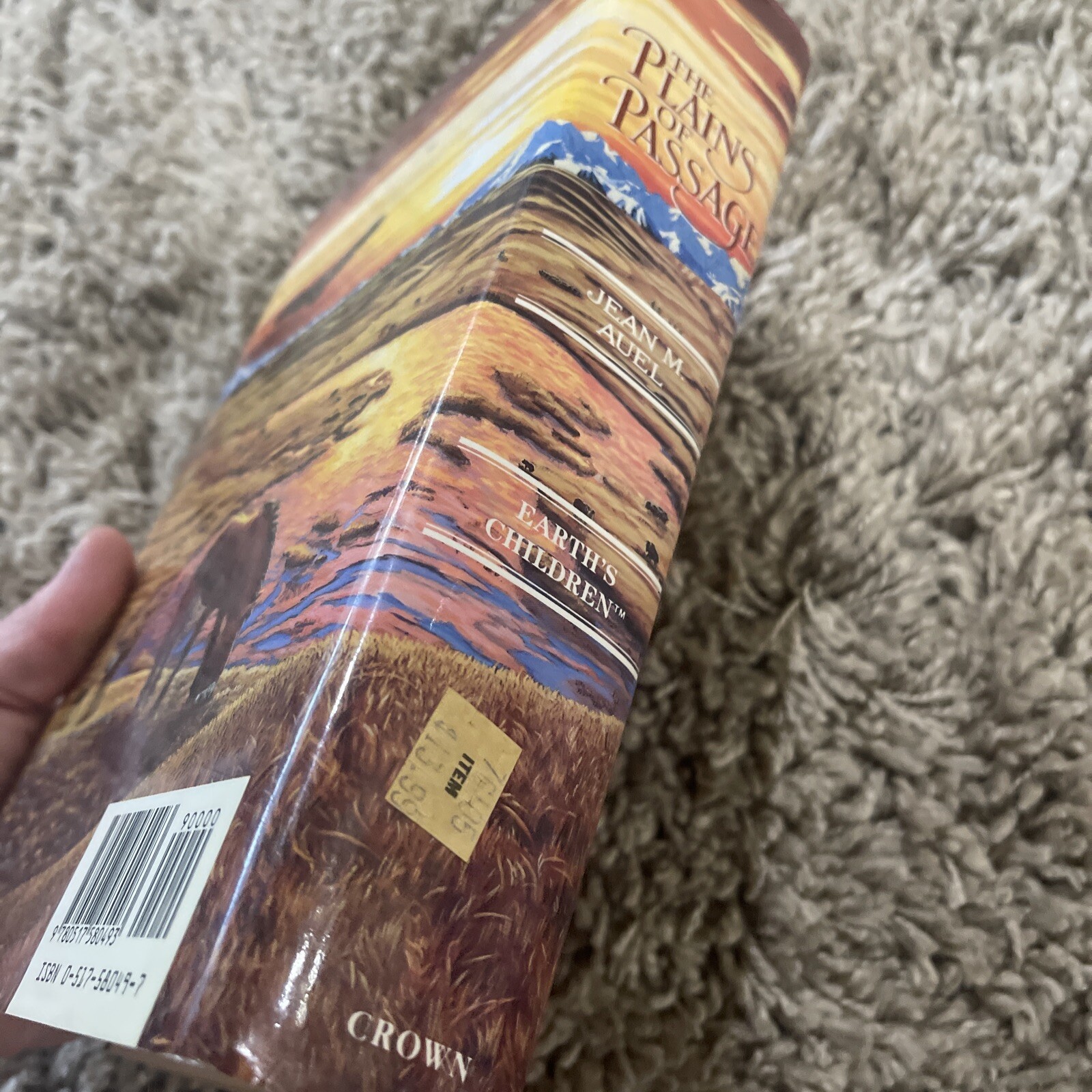 Earth’s Children Ser.: The Plains of Passage : A Novel by Jean M. Auel 1990 HCDJ
