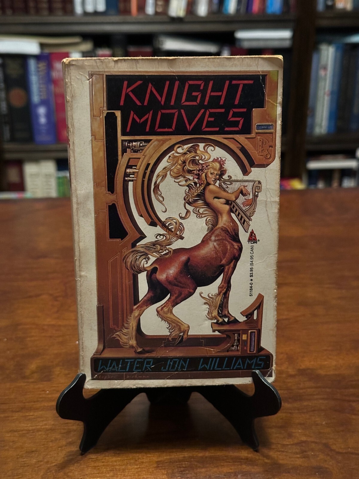 KNIGHT MOVES by Walter Jon Williams (1ST EDITION – 2ND PRINTING)