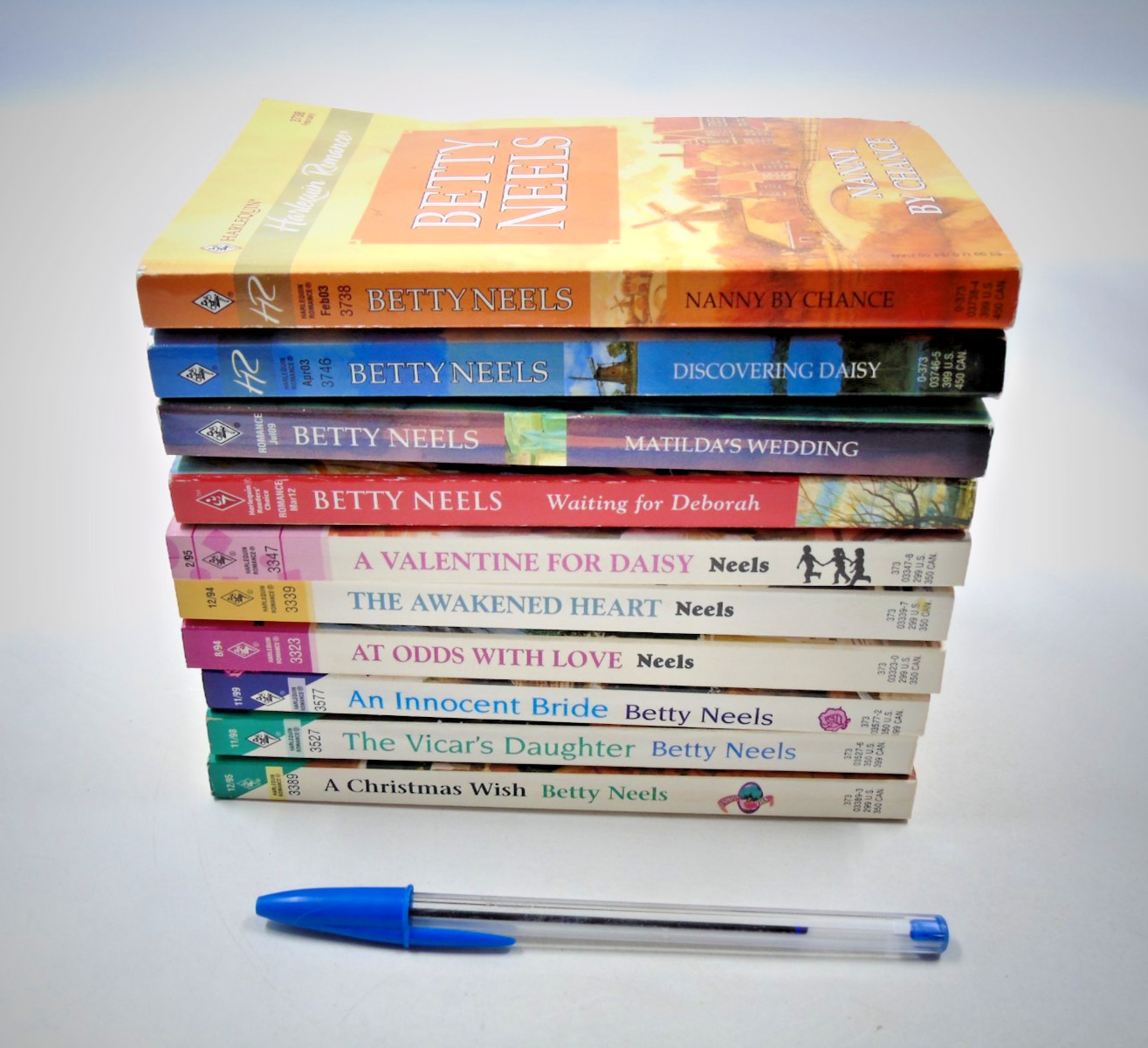 Vintage Lot of 10 Betty Neels Harlequin Romance Paperback Books, See Description