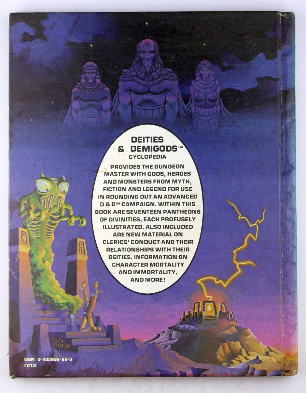 AD&D Cthulhu Deities & Demigods 2nd Printing Stained Ward ORIGINAL