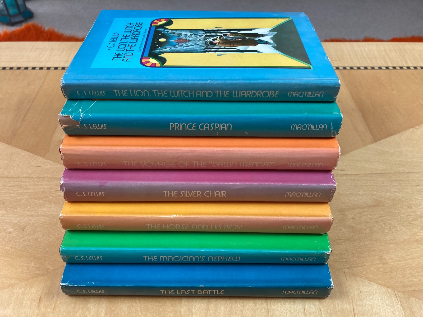 The Chronicles of Narnia – 7 Volume HB Set – C.S. Lewis – Book Club Editions
