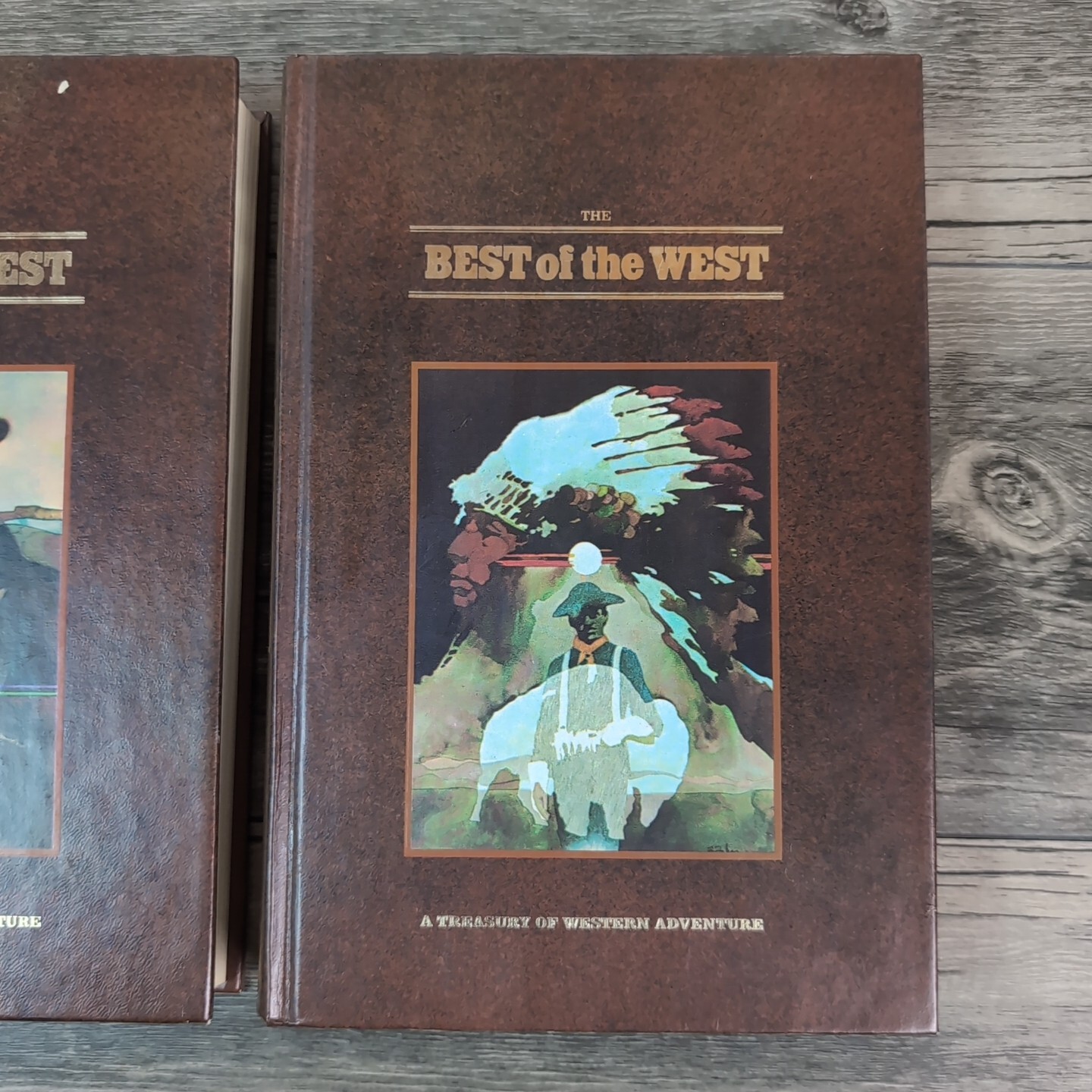 Best of The West Vol 1 & 2 Readers Digest Treasury of Western Adventure 1st Ed.