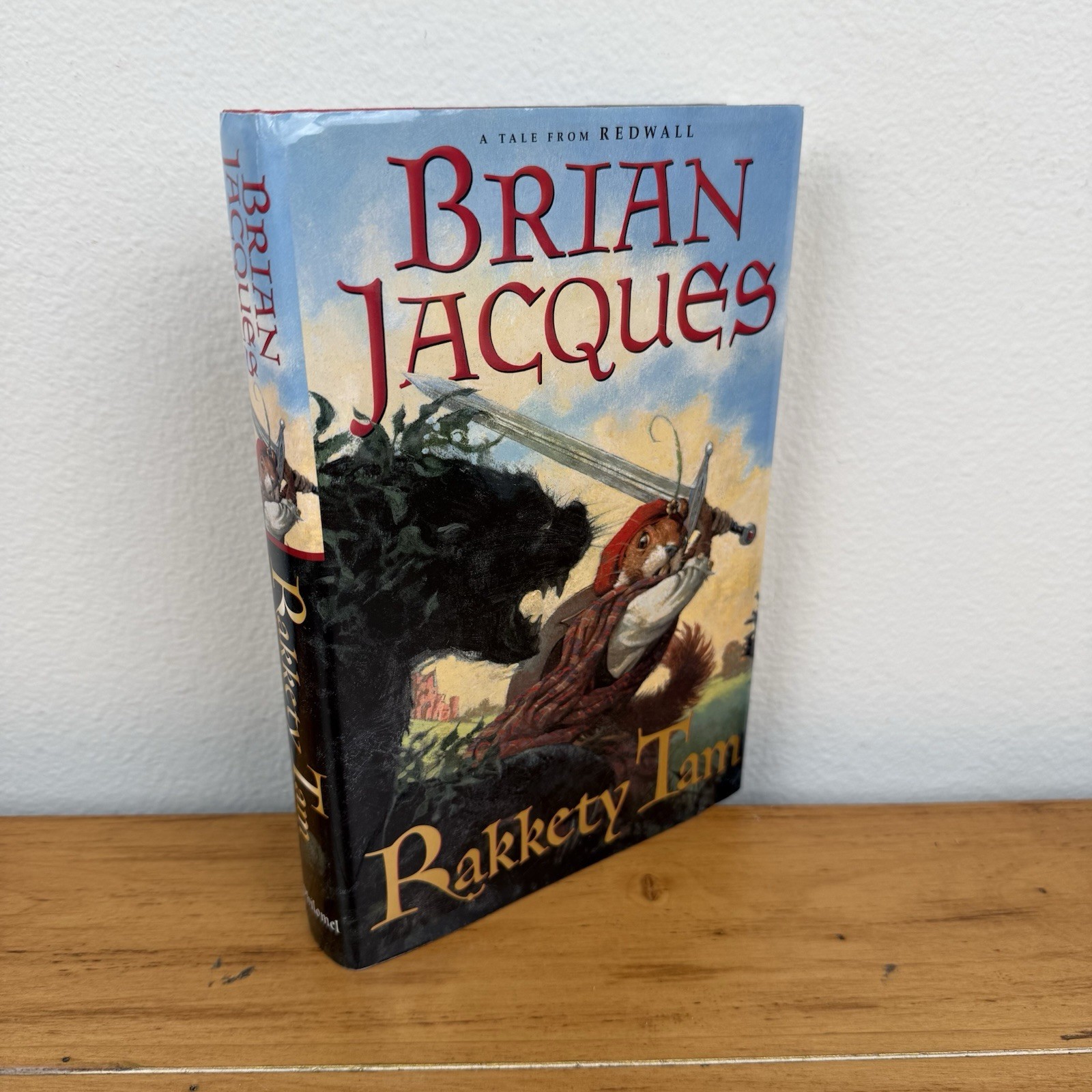 Rakkety Tam by Brian Jacques SIGNED Book 1st ed 1st print HCDJ 2004 Autograph