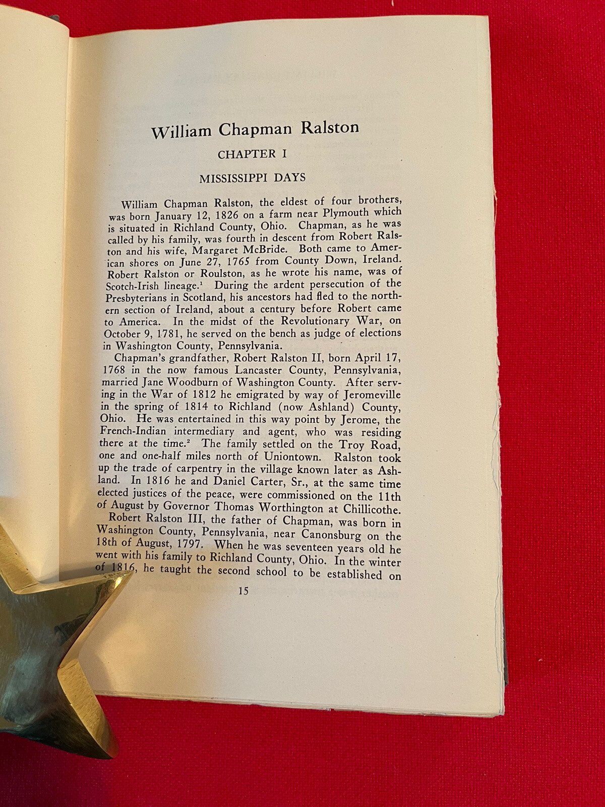 William Chapman Ralston Courageous Builder