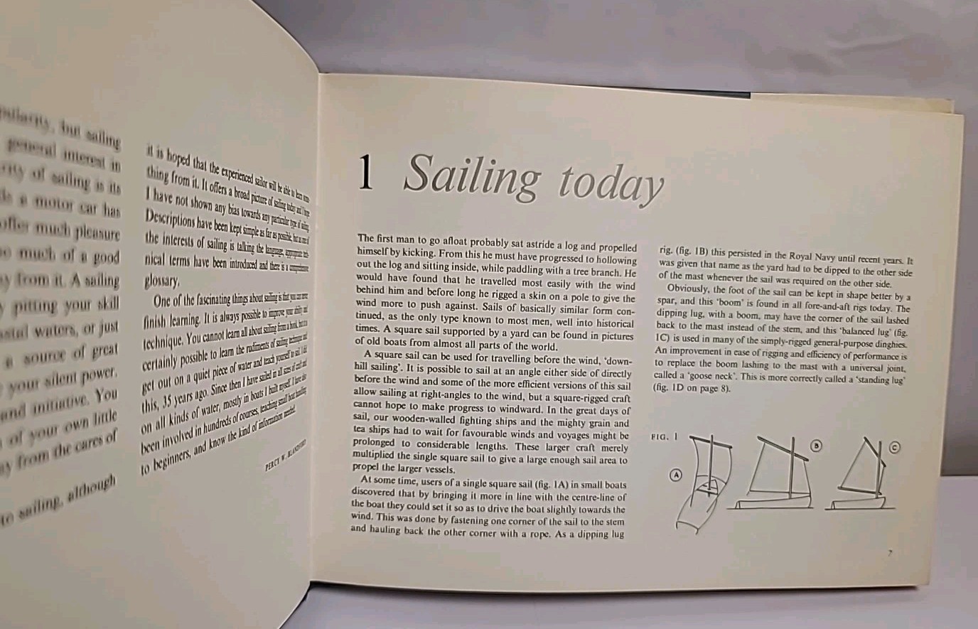 The Art of Sailing Percy W Blandford St Martin’s Press Hardcover Sailing Guide