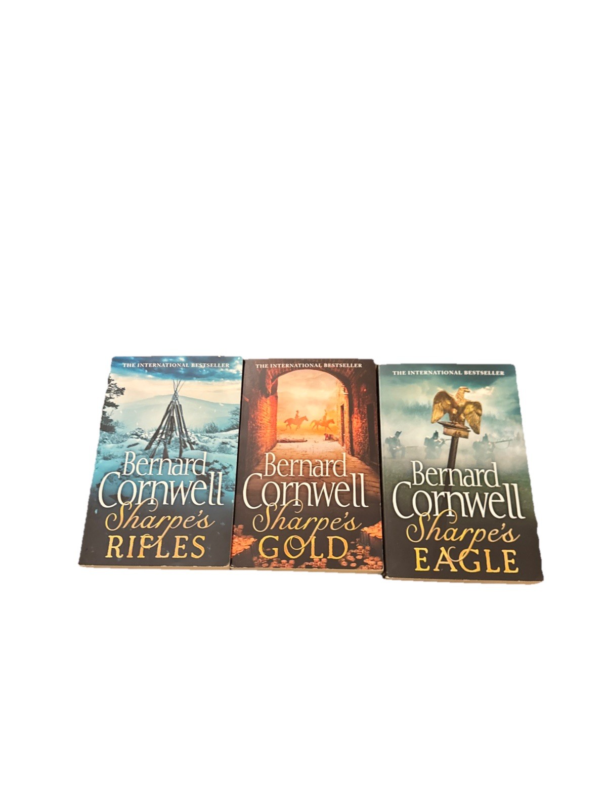 Bernard Cornwell Sharpe’s Eagle/Fortress/Escape Paperback Bundle of 3